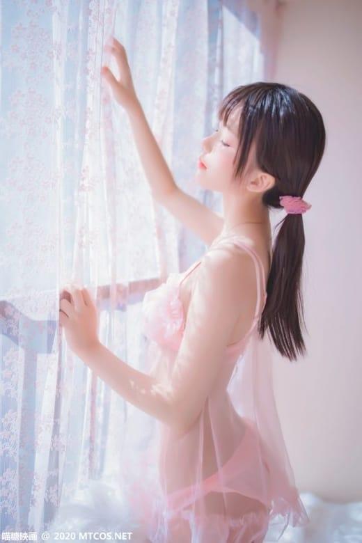 [喵糖映画]VOL.189 窗前粉系轻纱 [30P/753MB]-1