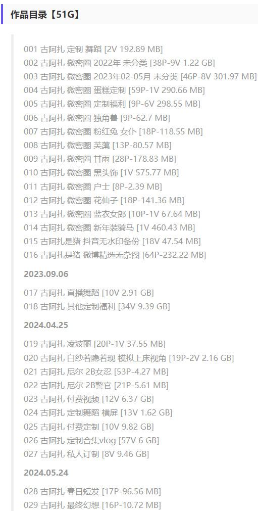 古阿扎 – 微密圈写真&视频合集【持续更新中】-2