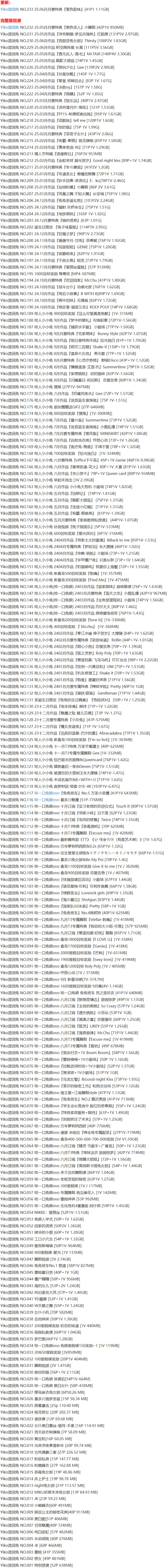 咬一口兔娘 - 写真图片合集【持续更新中】-1