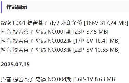 提苦茶子 – 微密圈/岛遇等写真&视频合集【持续更新中】