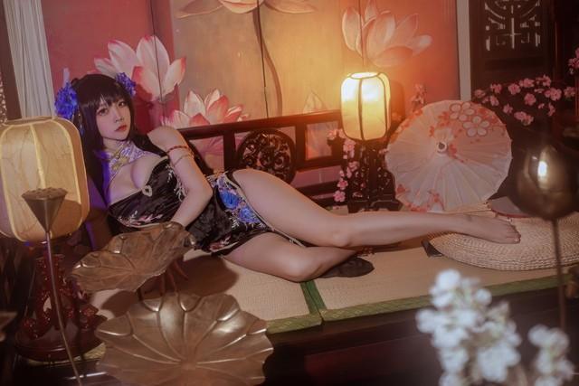 二佐Nisa – NO.203 碧蓝航线-比叡鲟旗袍[24P-388MB]