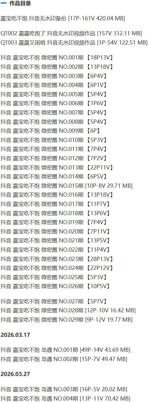 露宝吃不饱 – 微密圈等写真&视频合集【持续更新中】-1