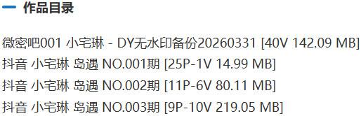 小宅琳 – 微密圈/岛遇等写真&视频合集【持续更新中】-1