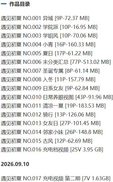 遇见初夏 – 写真&视频合集【持续更新中】-1 遇见初夏 – 写真&视频合集【持续更新中】-1