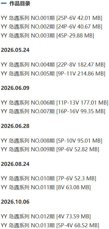YY(YY的日常报备鸭) – 岛遇/微密圈等写真&视频合集【持续更新中】-2